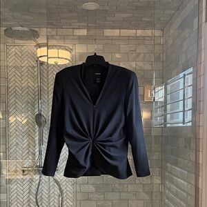 Smythe Black rouged blazer/shirt